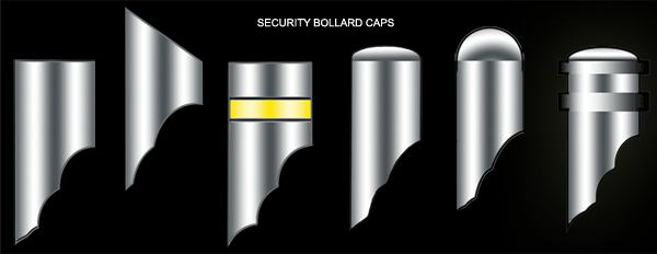 security bollard cap illustrations by larrry dunlap graphic design