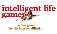 intelligent life games logo by larry dunlap graphic design